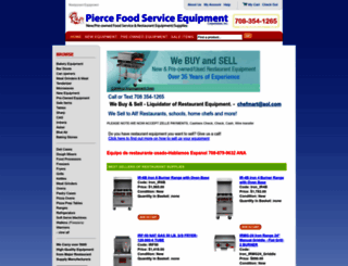 pierceequipment.com screenshot