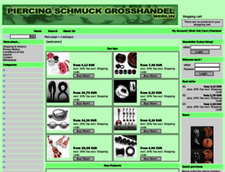 piercing-schmuck-grosshandel.de screenshot