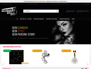 piercing-store.com screenshot