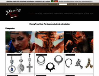 piercing-trend.com screenshot