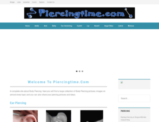 piercingtime.com screenshot