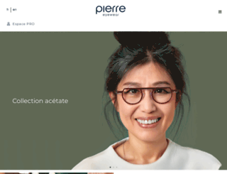 pierre-eyewear.com screenshot