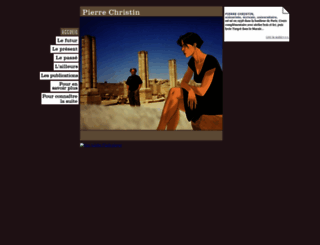 pierrechristin.com screenshot