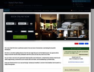 piet-hein-amsterdam.hotel-rez.com screenshot