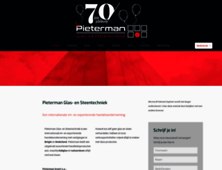 pieterman-glastechniek.nl screenshot