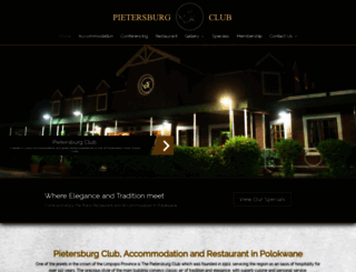 pietersburgclub.co.za screenshot