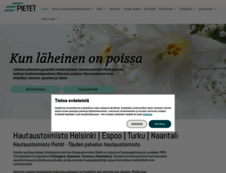 pietet.fi screenshot
