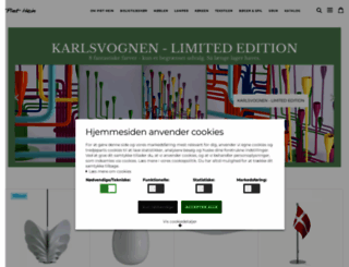 piethein-designshop.dk screenshot
