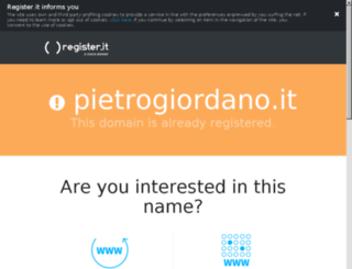 pietrogiordano.it screenshot