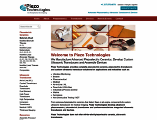 piezotechnologies.com screenshot