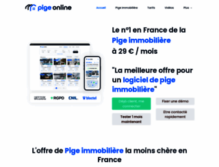 pige-online.fr screenshot