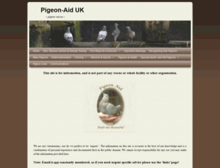 pigeon-aid.org.uk screenshot