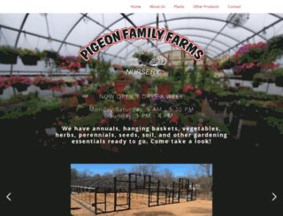 pigeonfamilyfarms.com screenshot