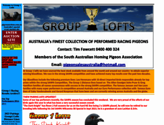 pigeonsales.com.au screenshot