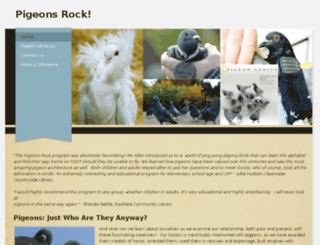 pigeonsrock.com screenshot