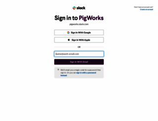 pigworks.slack.com screenshot