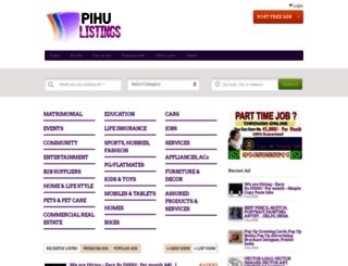pihulistings.com screenshot