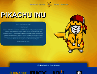 pikachuinu.com screenshot