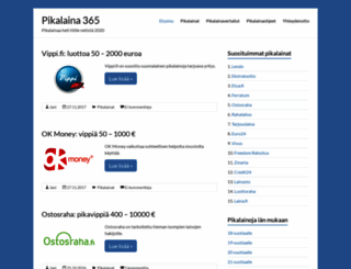 pikalaina365.fi screenshot