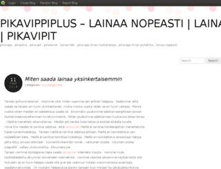 pikavippiplus.blog.com screenshot
