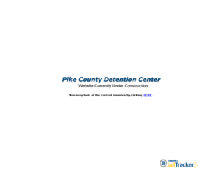 pikecountydetention.com screenshot