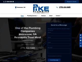 pikeplumbing.com screenshot