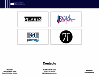 pilaresandinos.com screenshot
