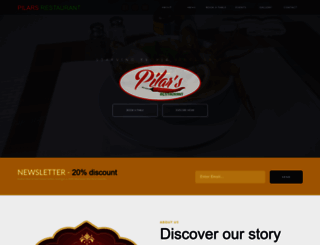 pilarsrestaurant.com screenshot