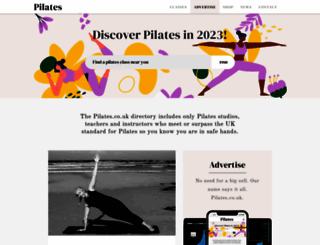 pilates.co.uk screenshot