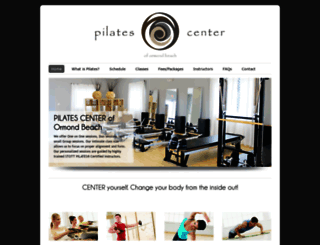 pilatescenteroformondbeach.com screenshot