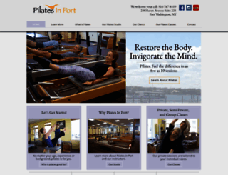 pilatesinport.com screenshot