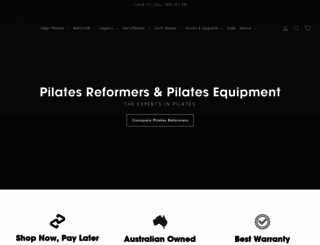pilatesreformersaustralia.com.au screenshot