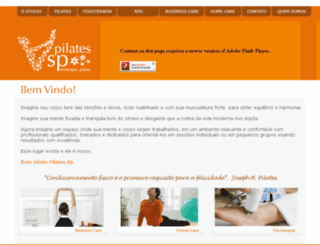 pilatessp.com.br screenshot