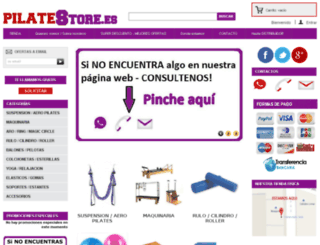 pilatestore.es screenshot