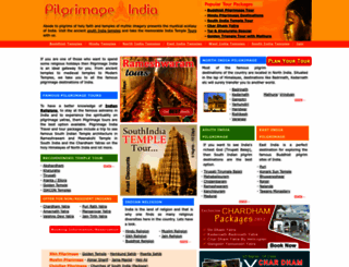 pilgrimage-india.com screenshot