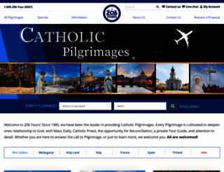 pilgrimages.com screenshot