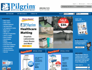 pilgrimmedical.com screenshot