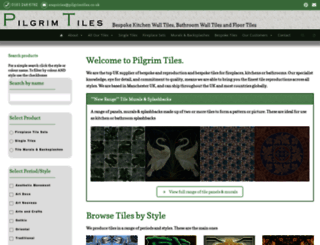 pilgrimtiles.co.uk screenshot