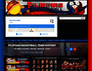 pilipinasbasketball.com screenshot
