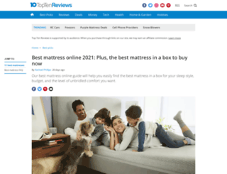 pillow-top-mattresses-review.toptenreviews.com screenshot