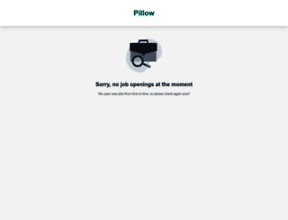 pillow.workable.com screenshot