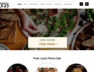 pilorascafe.com screenshot