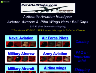 pilotballcaps.com screenshot