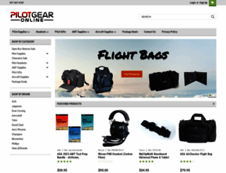 pilotgearonline.com screenshot