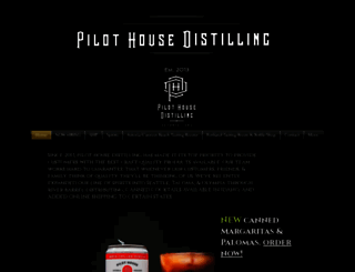 pilothousedistilling.com screenshot