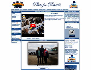 pilotsforpatients.org screenshot