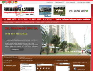 pimentanevesimoveis.com.br screenshot