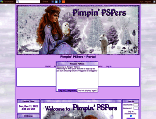 pimpinpspers.forumotion.com screenshot