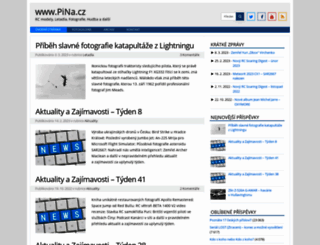 pina.cz screenshot
