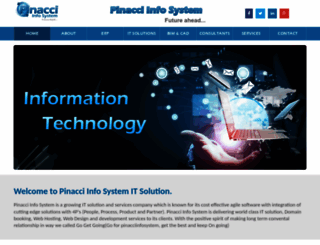 pinacciinfosystem.com screenshot